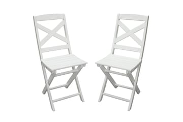 CALAYAN Klappstol Utomhus Vit - Utemöbler & utemiljö - Utestol & trädgårdsstol - Cafestol & klappstol utomhus