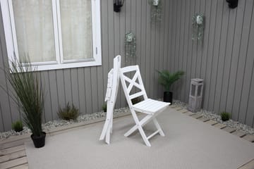 CALAYAN Klappstol Utomhus Vit - Utemöbler & utemiljö - Utestol & trädgårdsstol - Cafestol & klappstol utomhus