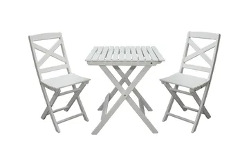 CALAYAN Klappstol Utomhus Vit - Utemöbler & utemiljö - Utestol & trädgårdsstol - Cafestol & klappstol utomhus