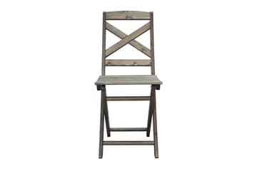 Edilma Klappstol Utomhus - Grå - Utemöbler & utemiljö - Utestol & trädgårdsstol - Cafestol & klappstol utomhus