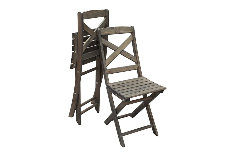 Edilma Klappstol Utomhus - Grå - Utemöbler & utemiljö - Utestol & trädgårdsstol - Cafestol & klappstol utomhus