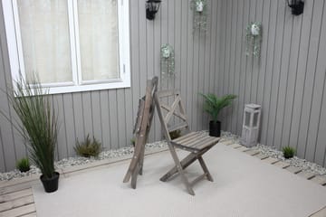 Edilma Klappstol Utomhus - Grå - Utemöbler & utemiljö - Utestol & trädgårdsstol - Cafestol & klappstol utomhus