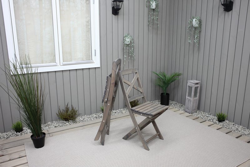 Edilma Klappstol Utomhus - Grå - Utemöbler & utemiljö - Utestol & trädgårdsstol - Cafestol & klappstol utomhus