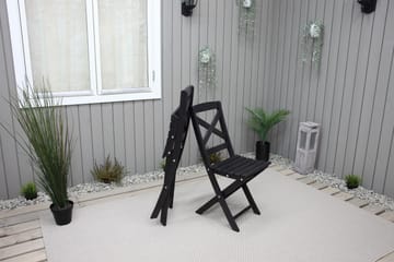 Edilma Klappstol Utomhus - Mörkbrun - Utemöbler & utemiljö - Utestol & trädgårdsstol - Cafestol & klappstol utomhus