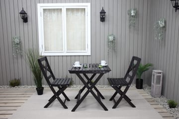 Edilma Klappstol Utomhus - Mörkbrun - Utemöbler & utemiljö - Utestol & trädgårdsstol - Cafestol & klappstol utomhus