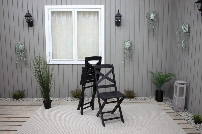 Edilma Klappstol Utomhus - Mörkbrun - Utemöbler & utemiljö - Utestol & trädgårdsstol - Cafestol & klappstol utomhus