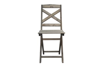 Klappstol Utomhus Edilma 2-pack - Grå - Utemöbler & utemiljö - Utestol & trädgårdsstol - Cafestol & klappstol utomhus
