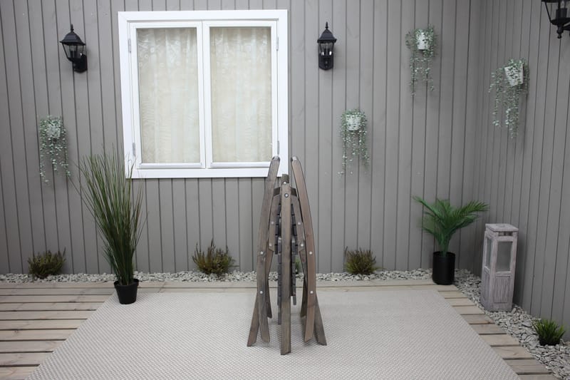 Klappstol Utomhus Edilma 2-pack - Grå - Utemöbler & utemiljö - Utestol & trädgårdsstol - Cafestol & klappstol utomhus