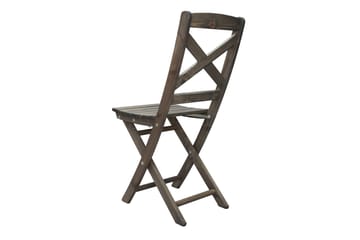 Klappstol Utomhus Edilma 2-pack - Grå - Utemöbler & utemiljö - Utestol & trädgårdsstol - Cafestol & klappstol utomhus