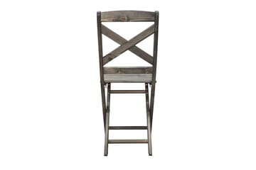 Klappstol Utomhus Edilma 2-pack - Grå - Utemöbler & utemiljö - Utestol & trädgårdsstol - Cafestol & klappstol utomhus