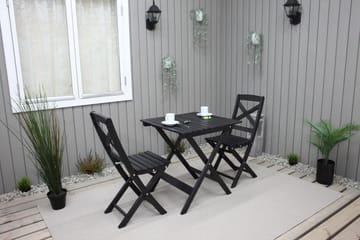 Klappstol Utomhus Edilma 2-pack - Mörkbrun - Utemöbler & utemiljö - Utestol & trädgårdsstol - Cafestol & klappstol utomhus