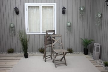 Klappstol Utomhus Edilma - Grå - Utemöbler & utemiljö - Utestol & trädgårdsstol - Cafestol & klappstol utomhus