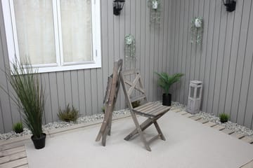 Klappstol Utomhus Edilma - Grå - Utemöbler & utemiljö - Utestol & trädgårdsstol - Cafestol & klappstol utomhus