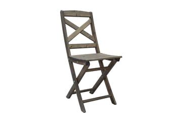 Klappstol Utomhus Edilma - Grå - Utemöbler & utemiljö - Utestol & trädgårdsstol - Cafestol & klappstol utomhus