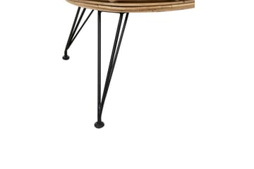 Carman Utefåtölj - Natural/Svart/Beige - Utemöbler & utemiljö - Utestol & trädgårdsstol - Utefåtölj & loungefåtölj