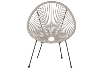 Cayaco Utefåtölj - Grå/Svart - Utemöbler & utemiljö - Utestol & trädgårdsstol - Utefåtölj & loungefåtölj