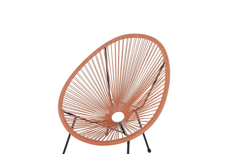 Cayaco Utefåtölj - Orange/Svart - Utemöbler & utemiljö - Utestol & trädgårdsstol - Utefåtölj & loungefåtölj