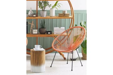 Cayaco Utefåtölj - Orange/Svart - Utemöbler & utemiljö - Utestol & trädgårdsstol - Utefåtölj & loungefåtölj