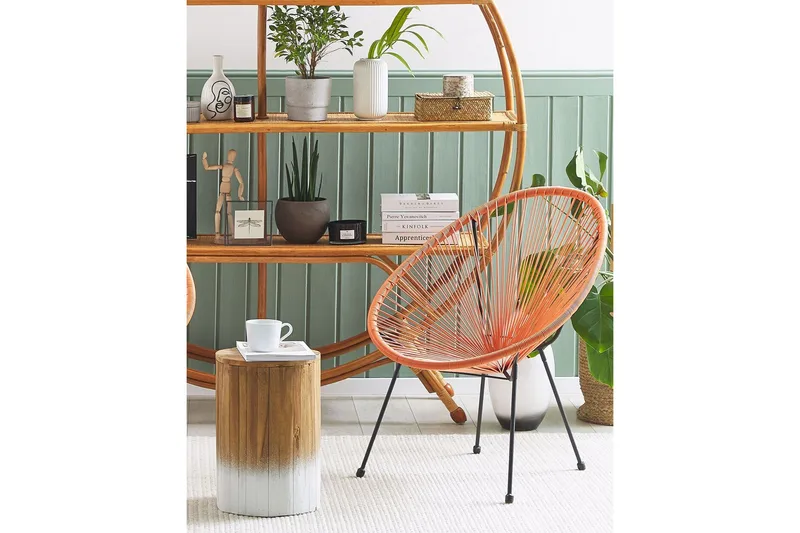 Cayaco Utefåtölj - Orange/Svart - Utemöbler & utemiljö - Utestol & trädgårdsstol - Utefåtölj & loungefåtölj