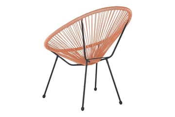 Cayaco Utefåtölj - Orange/Svart - Utemöbler & utemiljö - Utestol & trädgårdsstol - Utefåtölj & loungefåtölj