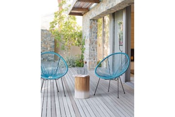 Cayaco Utefåtölj - Svart/Blå - Utemöbler & utemiljö - Utestol & trädgårdsstol - Utefåtölj & loungefåtölj