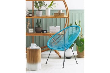 Cayaco Utefåtölj - Svart/Blå - Utemöbler & utemiljö - Utestol & trädgårdsstol - Utefåtölj & loungefåtölj