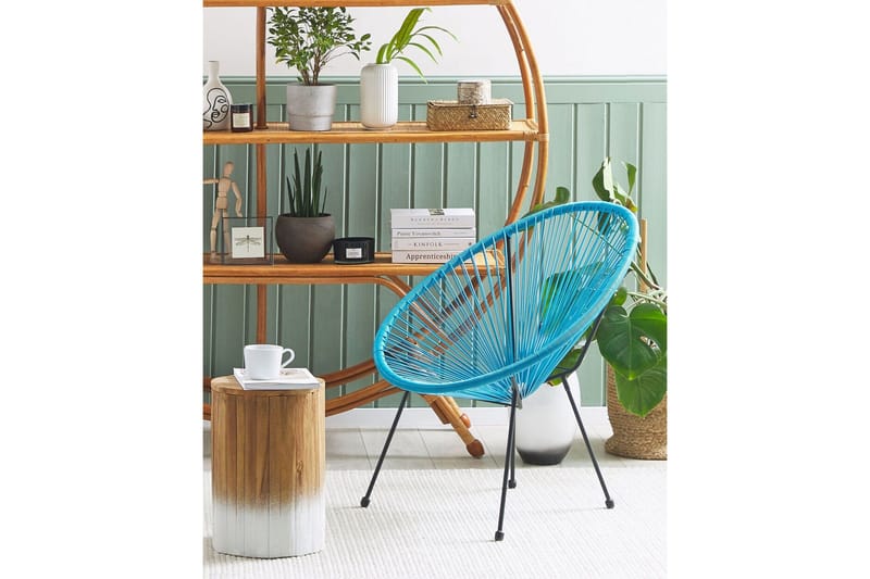 Cayaco Utefåtölj - Svart/Blå - Utemöbler & utemiljö - Utestol & trädgårdsstol - Utefåtölj & loungefåtölj