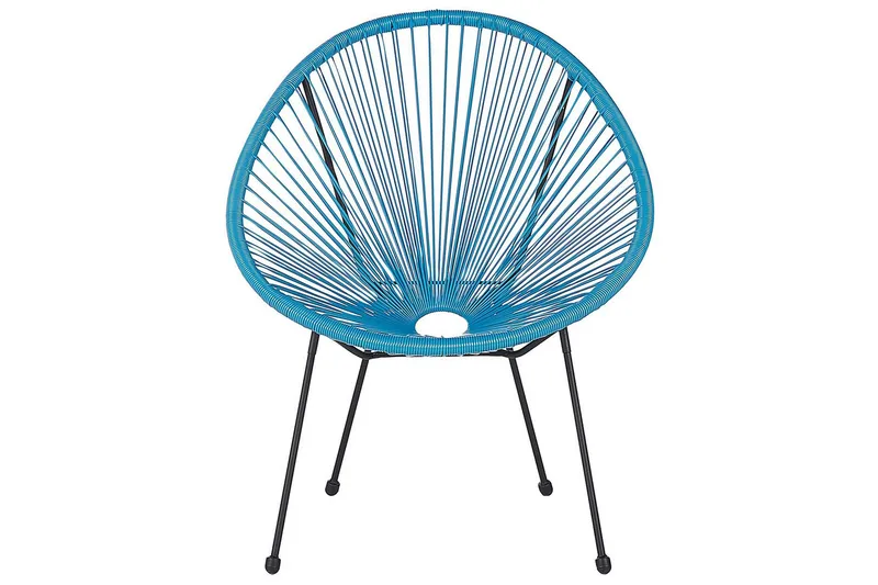 Cayaco Utefåtölj - Svart/Blå - Utemöbler & utemiljö - Utestol & trädgårdsstol - Utefåtölj & loungefåtölj