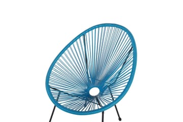 Cayaco Utefåtölj - Svart/Blå - Utemöbler & utemiljö - Utestol & trädgårdsstol - Utefåtölj & loungefåtölj