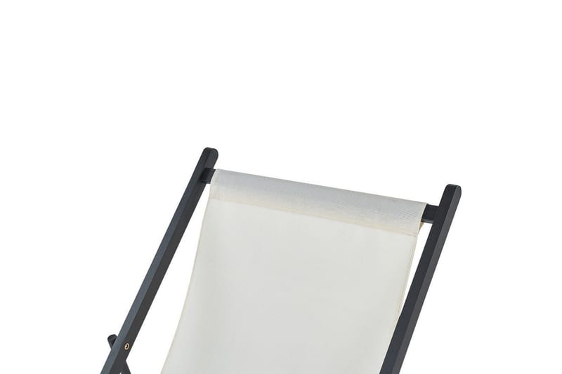 Däckstol hopfällbar Locri II - Beige, svart - Utemöbler & utemiljö - Utestol & trädgårdsstol - Solstol