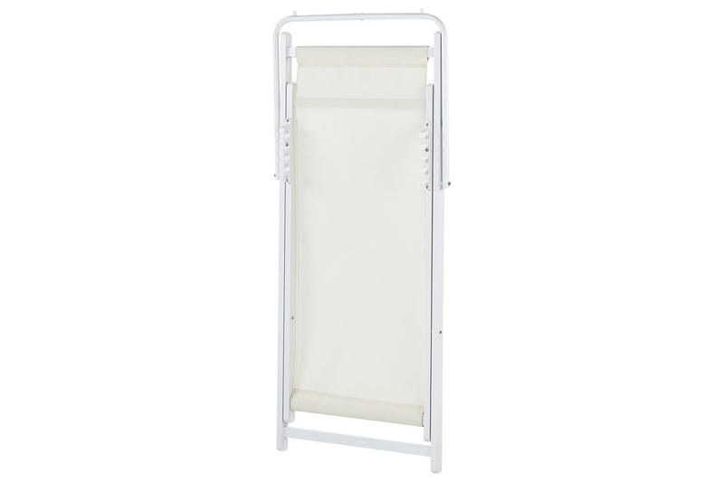 Däckstol hopfällbar Locri II - Beige, vit - Utemöbler & utemiljö - Utestol & trädgårdsstol - Solstol