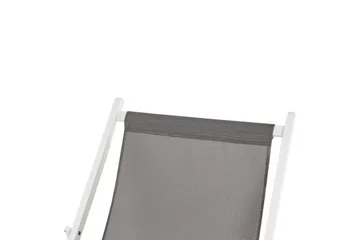 Däckstol hopfällbar Locri II - Grå, vit - Utemöbler & utemiljö - Utestol & trädgårdsstol - Solstol