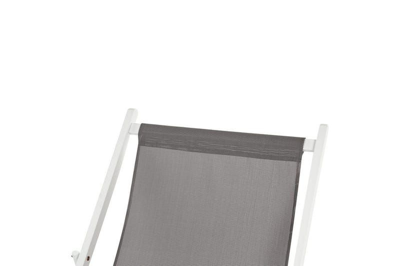 Däckstol hopfällbar Locri II - Grå, vit - Utemöbler & utemiljö - Utestol & trädgårdsstol - Solstol