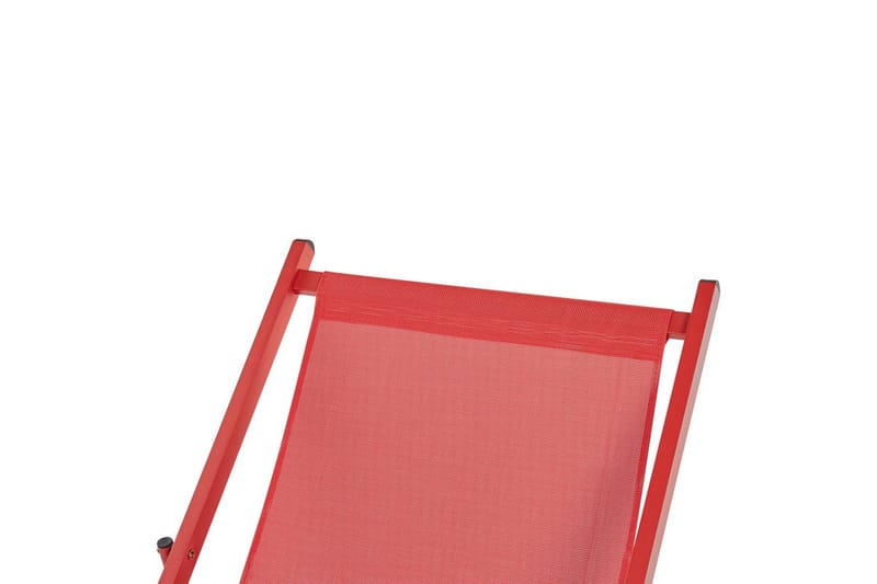 Däckstol hopfällbar Locri II - Röd - Utemöbler & utemiljö - Utestol & trädgårdsstol - Solstol