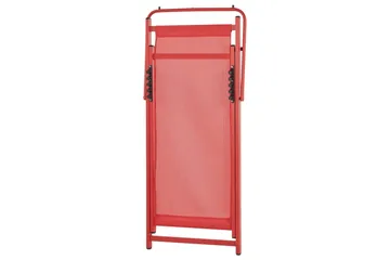 Däckstol hopfällbar Locri II - Röd - Utemöbler & utemiljö - Utestol & trädgårdsstol - Solstol