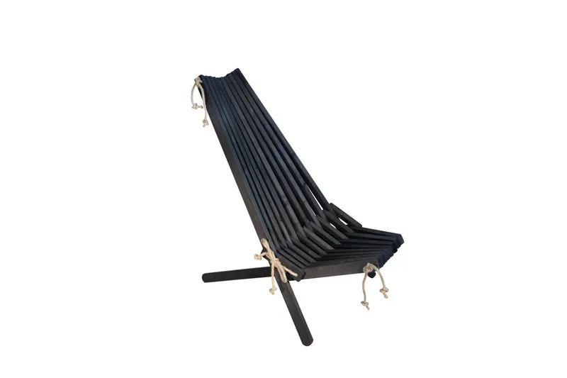 Ecochair EcoFurn Al Svart Oljad - Al Svart Oljad - Utemöbler & utemiljö - Utestol & trädgårdsstol - Utefåtölj & loungefåtölj