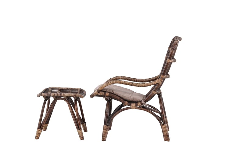 Ella Utefåtölj - Mörk Valnöt - Utemöbler & utemiljö - Utestol & trädgårdsstol - Utefåtölj & loungefåtölj