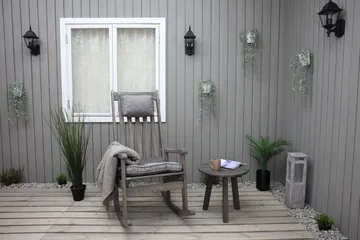 Ellabell Gungstol - Vit - Utemöbler & utemiljö - Utestol & trädgårdsstol - Gungstol utomhus