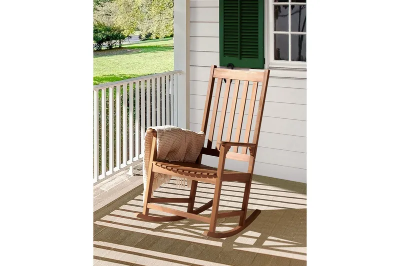 Emiliano Gungstol utomhus - Ljusbrun - Utemöbler & utemiljö - Utestol & trädgårdsstol - Gungstol utomhus