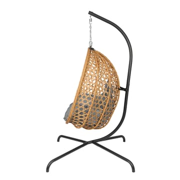Etna Hängstol med stativ utomhus - Äggstol i konstrotting - Brun - Utemöbler & utemiljö - Utestol & trädgårdsstol - Hängfåtölj & hängstol utomhus
