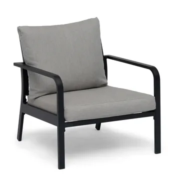 Fåtölj Hillerstorp Hånger - Svart - Utemöbler & utemiljö - Utestol & trädgårdsstol - Utefåtölj & loungefåtölj