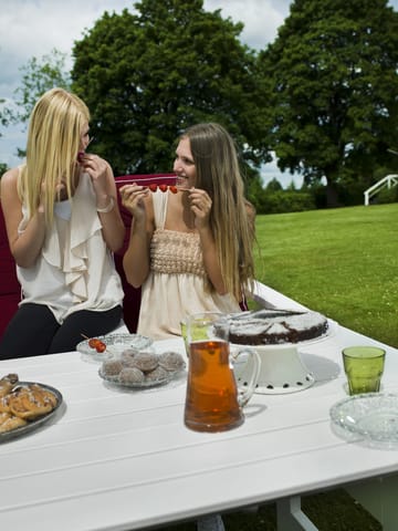 Fåtölj Hillerstorp Herrgård - Vit - Utemöbler & utemiljö - Utestol & trädgårdsstol - Utefåtölj & loungefåtölj