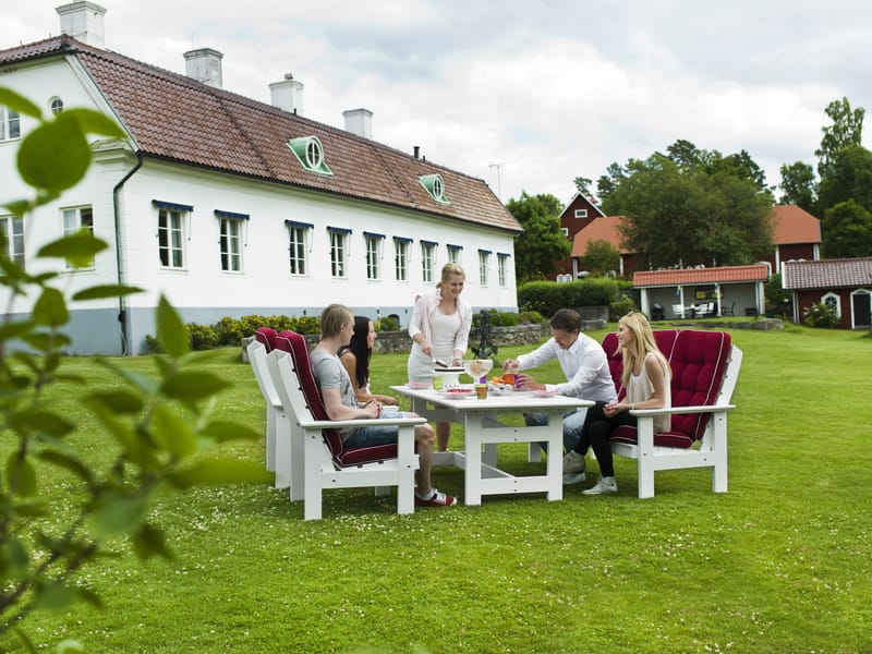 Fåtölj Hillerstorp Herrgård - Vit - Utemöbler & utemiljö - Utestol & trädgårdsstol - Utefåtölj & loungefåtölj