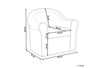 Fåtölj Livadeia - Utemöbler & utemiljö - Utestol & trädgårdsstol - Utefåtölj & loungefåtölj