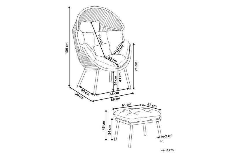 Fåtölj Murano - Utemöbler & utemiljö - Utestol & trädgårdsstol - Utefåtölj & loungefåtölj