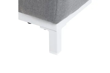 Fåtölj set om 2 Rovigo - Grå, vit - Utemöbler & utemiljö - Utestol & trädgårdsstol - Utefåtölj & loungefåtölj