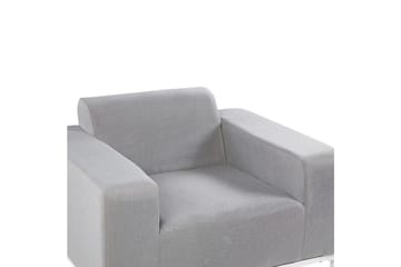 Fåtölj set om 2 Rovigo - Ljusgrå, vit - Utemöbler & utemiljö - Utestol & trädgårdsstol - Utefåtölj & loungefåtölj