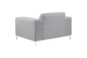 Fåtölj set om 2 Rovigo - Ljusgrå, vit - Utemöbler & utemiljö - Utestol & trädgårdsstol - Utefåtölj & loungefåtölj