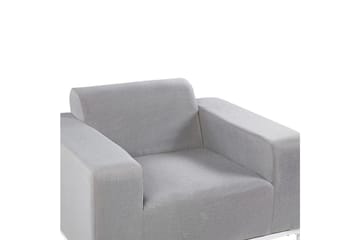 Fåtölj set om 2 Rovigo - Ljusgrå, vit - Utemöbler & utemiljö - Utestol & trädgårdsstol - Utefåtölj & loungefåtölj