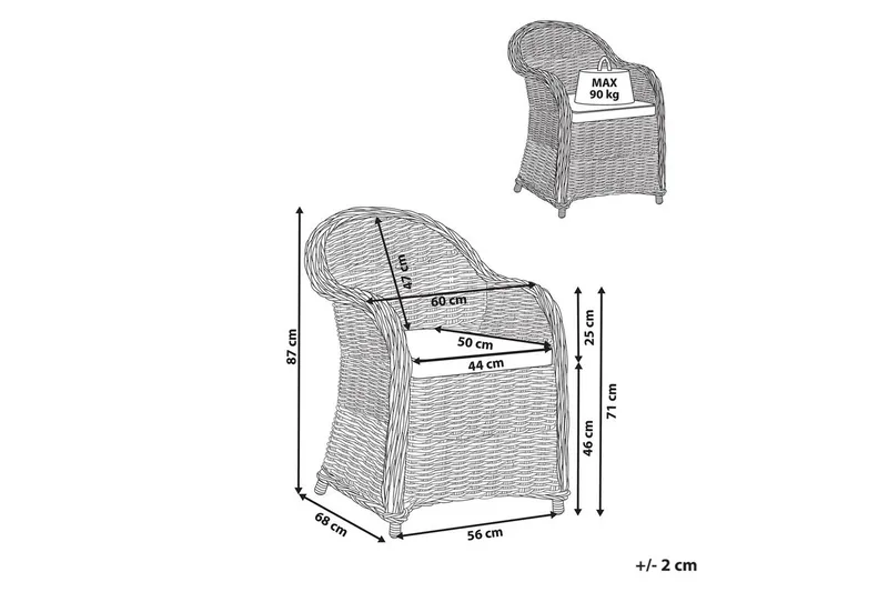 Fåtölj Susua Ii - Utemöbler & utemiljö - Utestol & trädgårdsstol - Utefåtölj & loungefåtölj